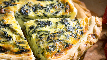 Healthy, PCOS-Friendly Quiche With Spinach