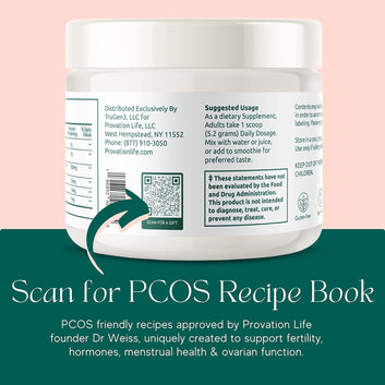 Myo-Inositol Powder Plus 10 Natural Ingredients to Support PCOS &  Fertility  - 30 Day Supply